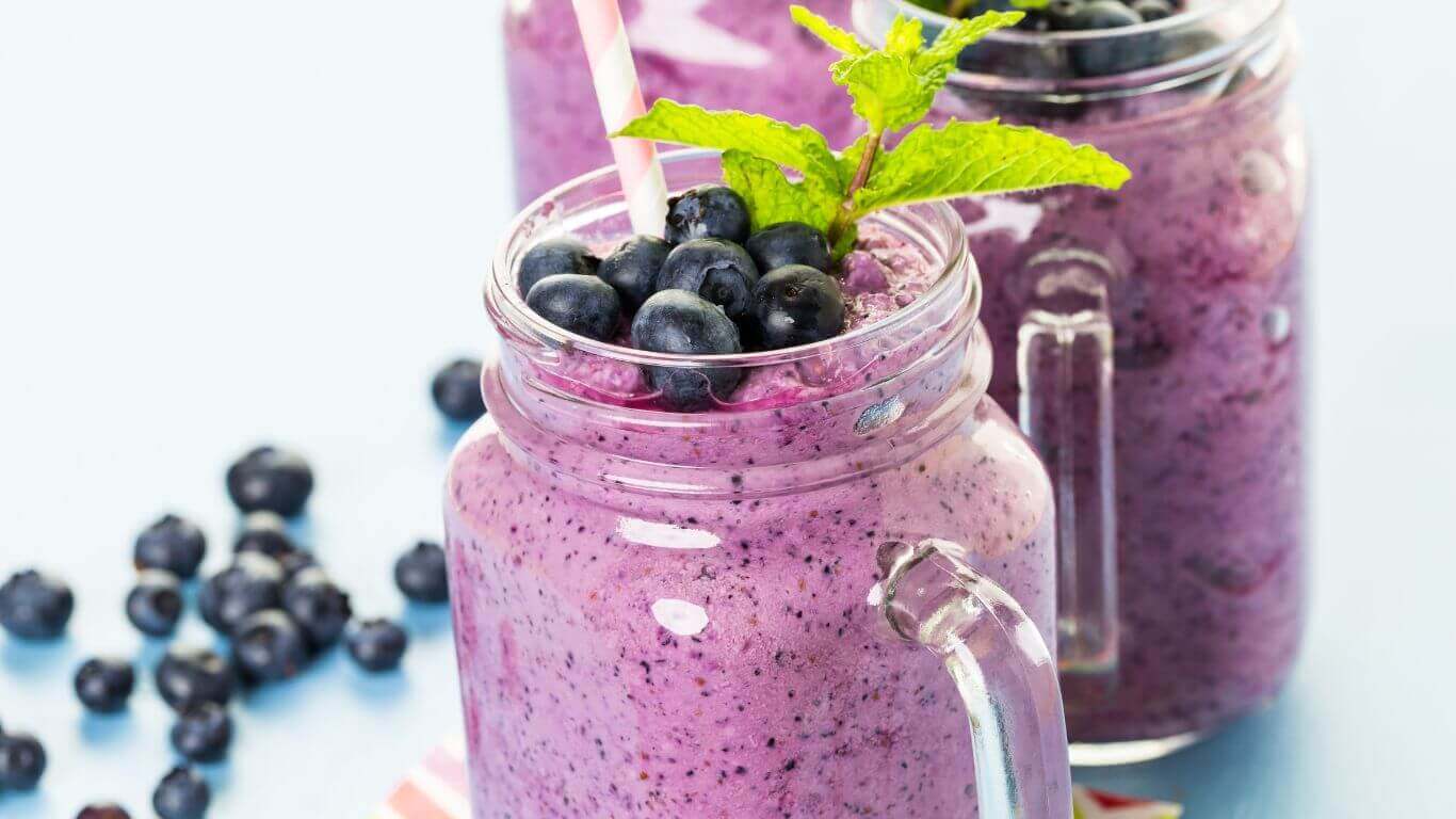 Smoothie cu afine