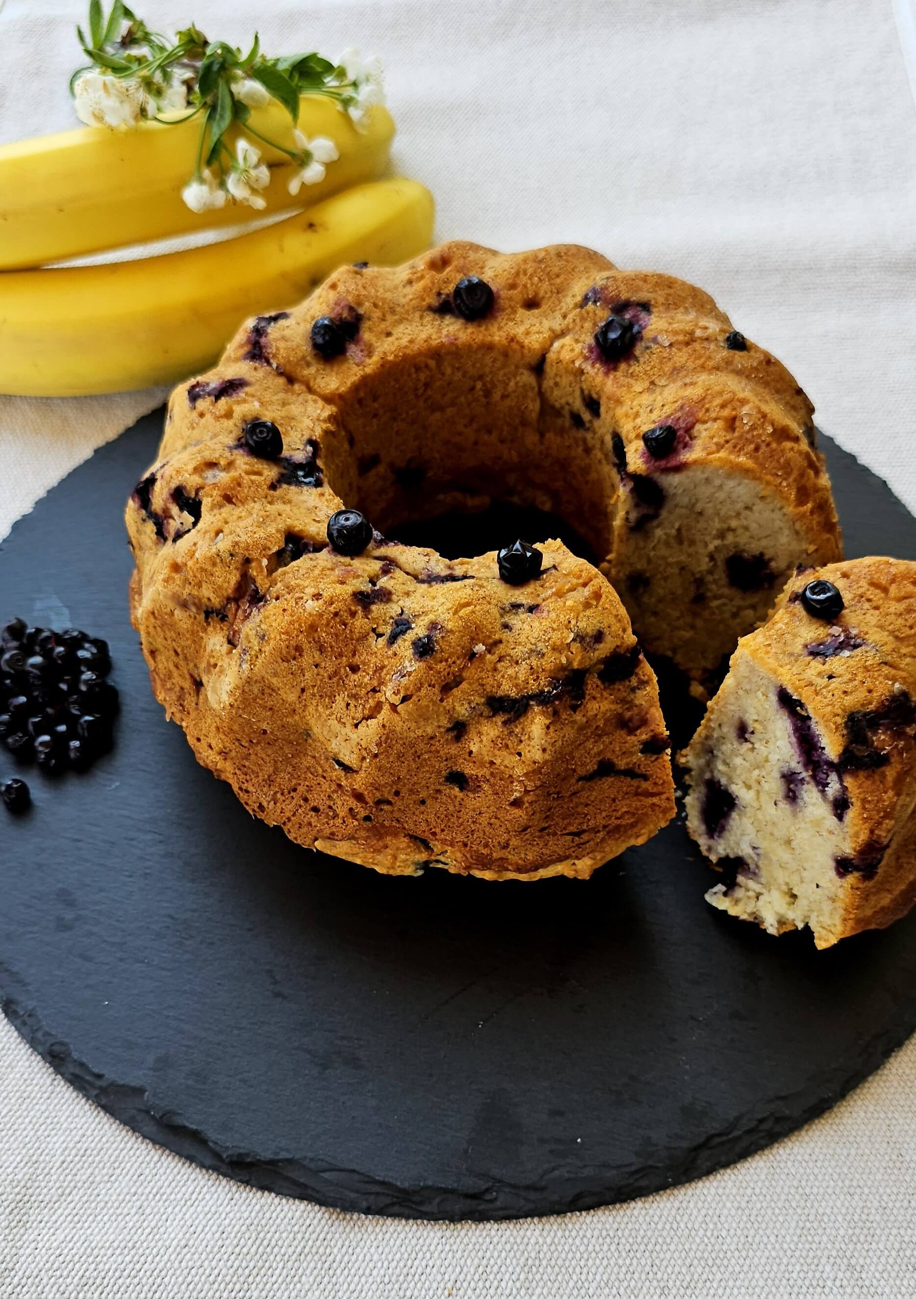 Chec cu afine și banane