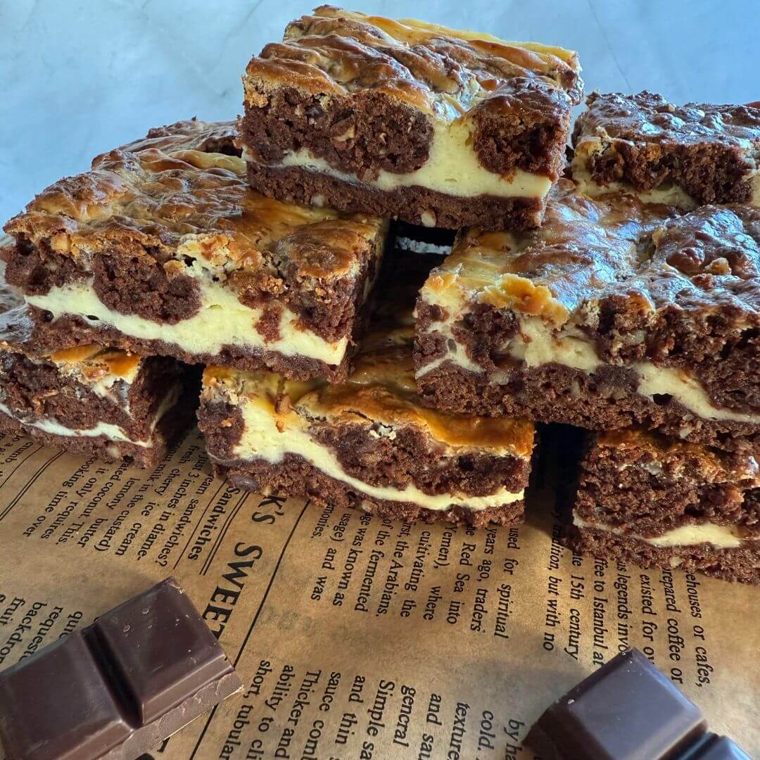Cheesecake brownies