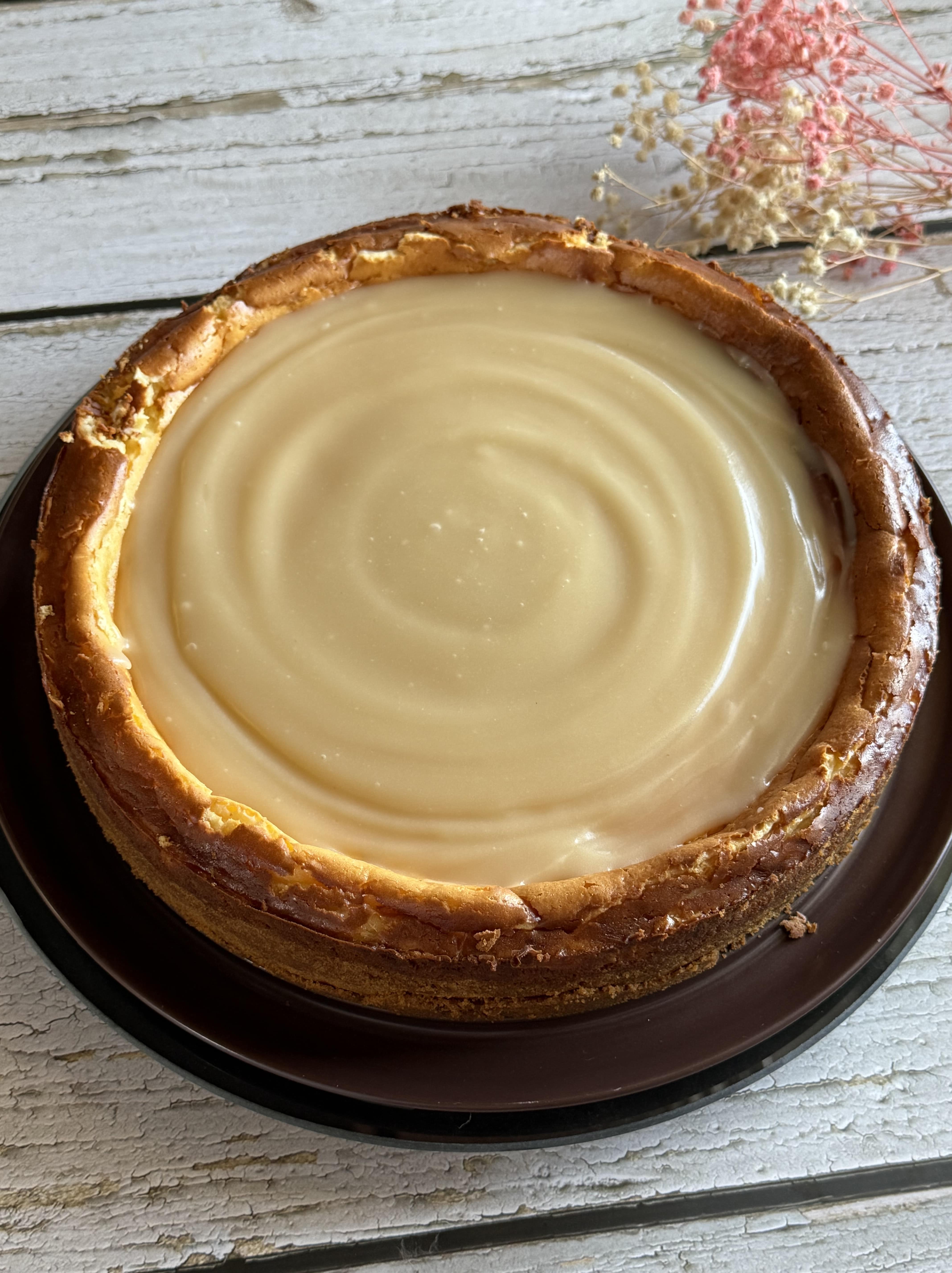 Cheesecake cu caramel
